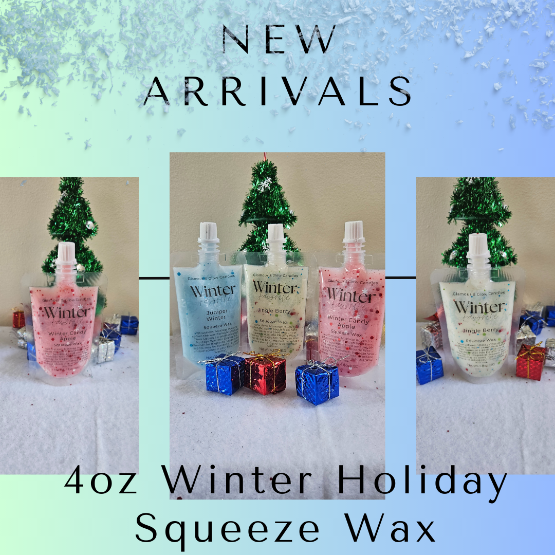 4oz Winter Holiday Squeezable Wax Melts