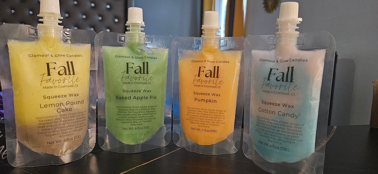 Fall Squeezable Wax Melt Bundle Set