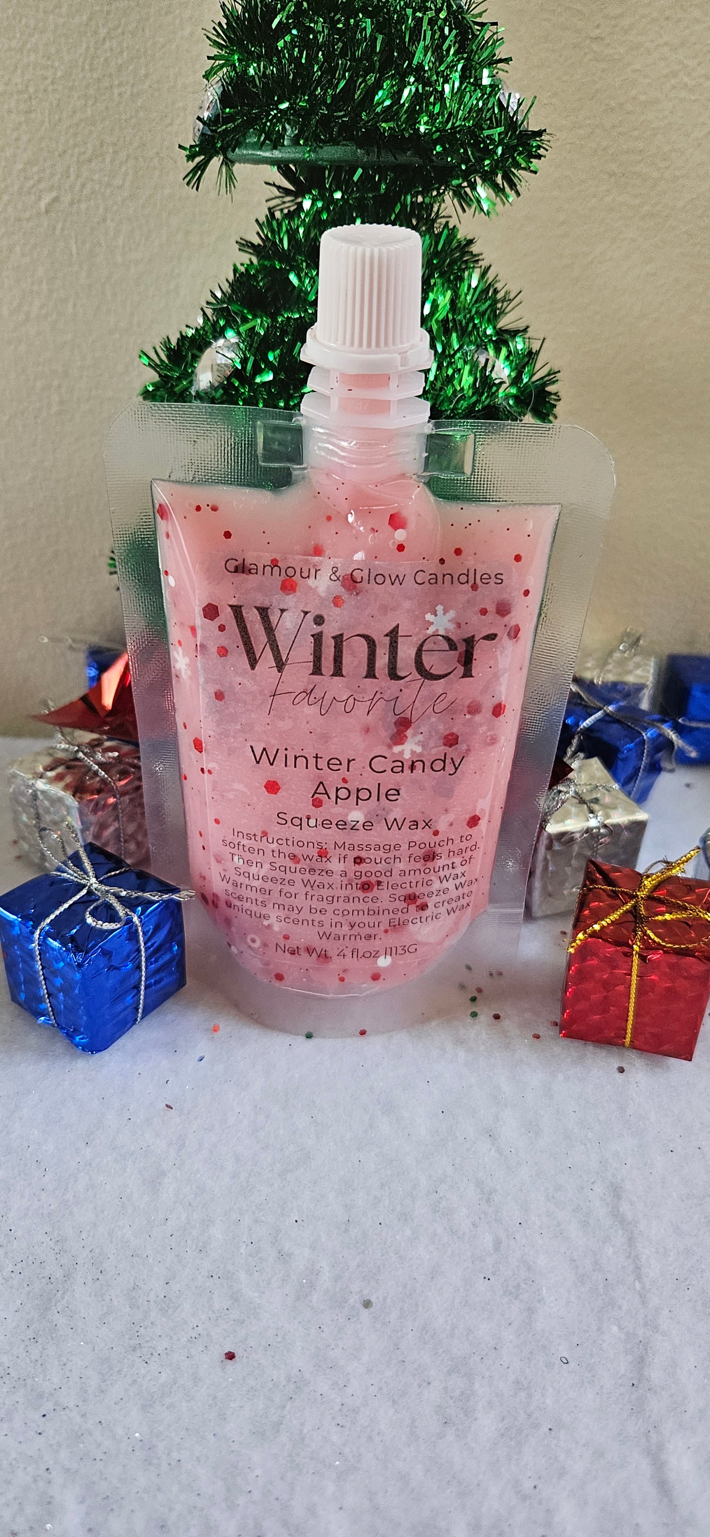 4oz Winter Holiday Squeezable Wax Melts