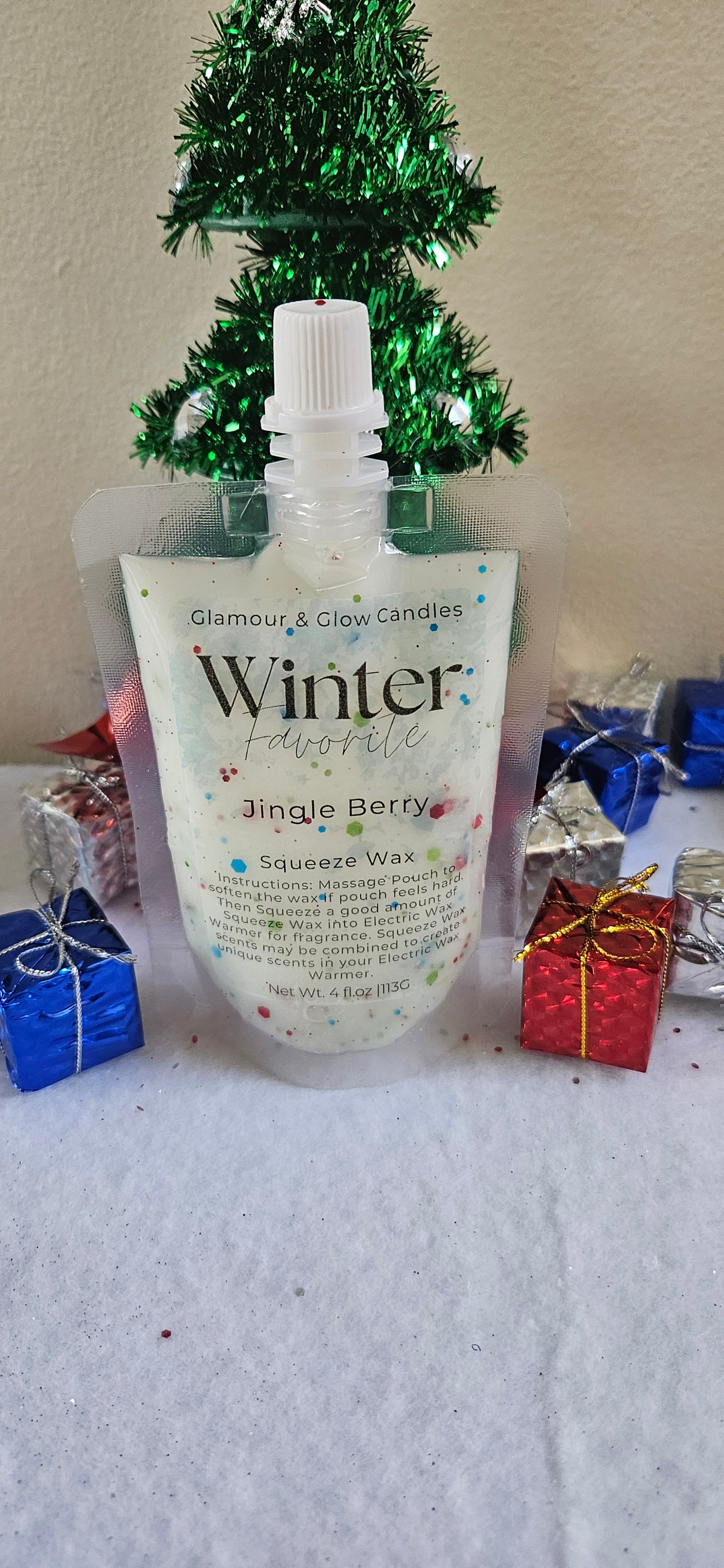 4oz Winter Holiday Squeezable Wax Melts